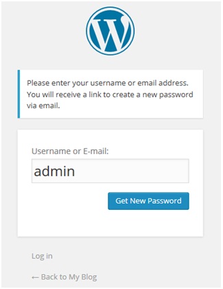 Reset WordPress Admin Password 