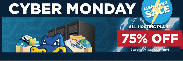 hostgator cyber monday